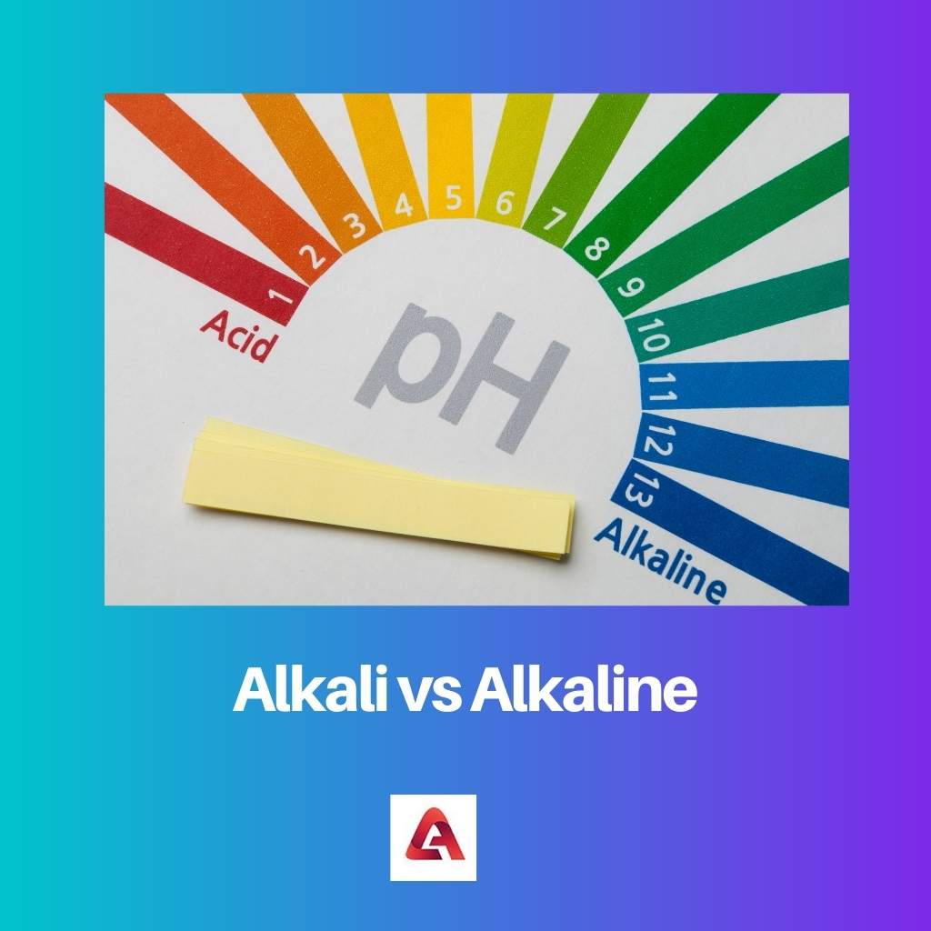 Alkali vs Alkaline