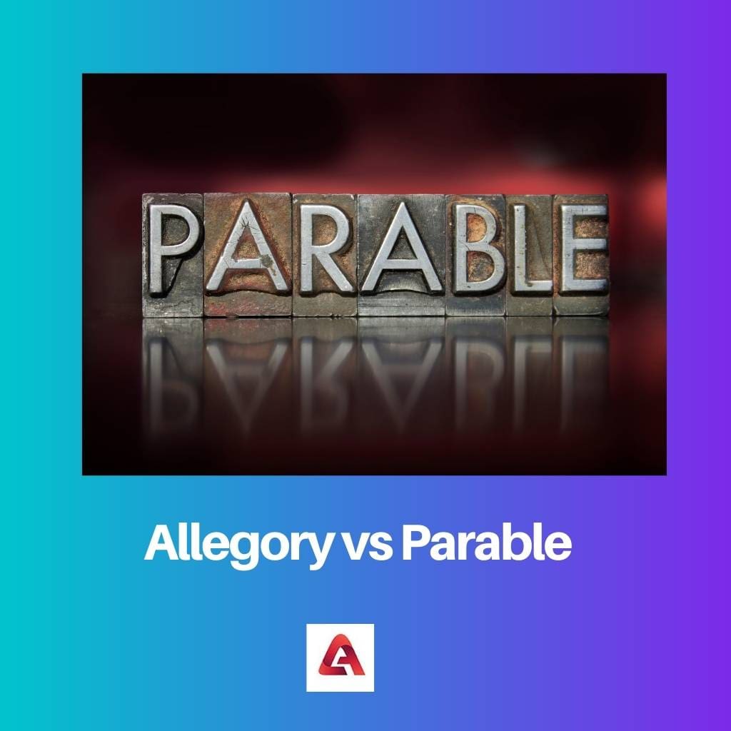 Allegory vs Parable