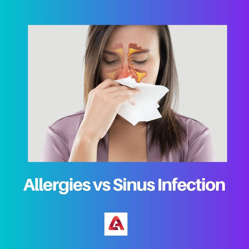 Allergies vs infection des sinus