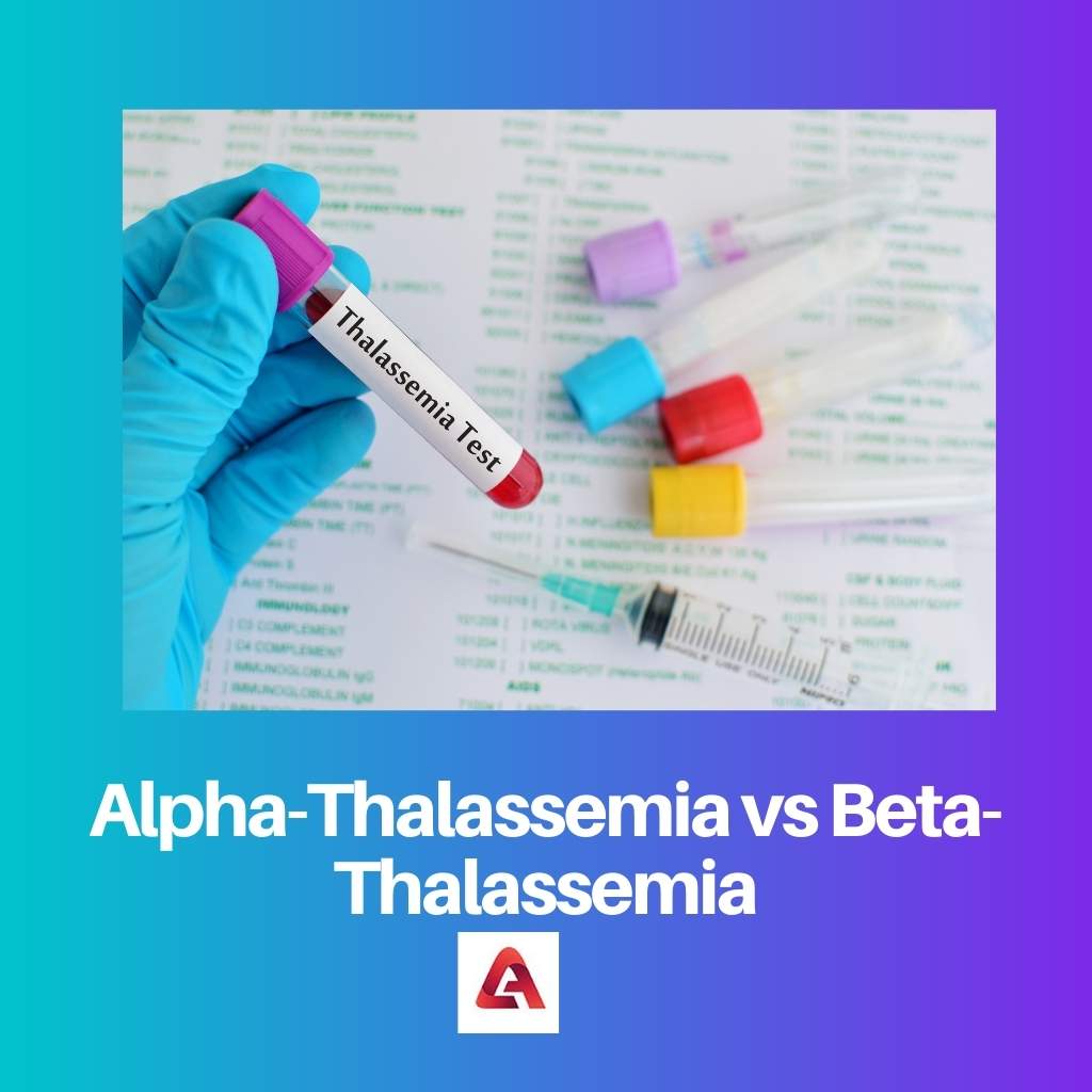 Alfa-thalassemie versus bèta-thalassemie