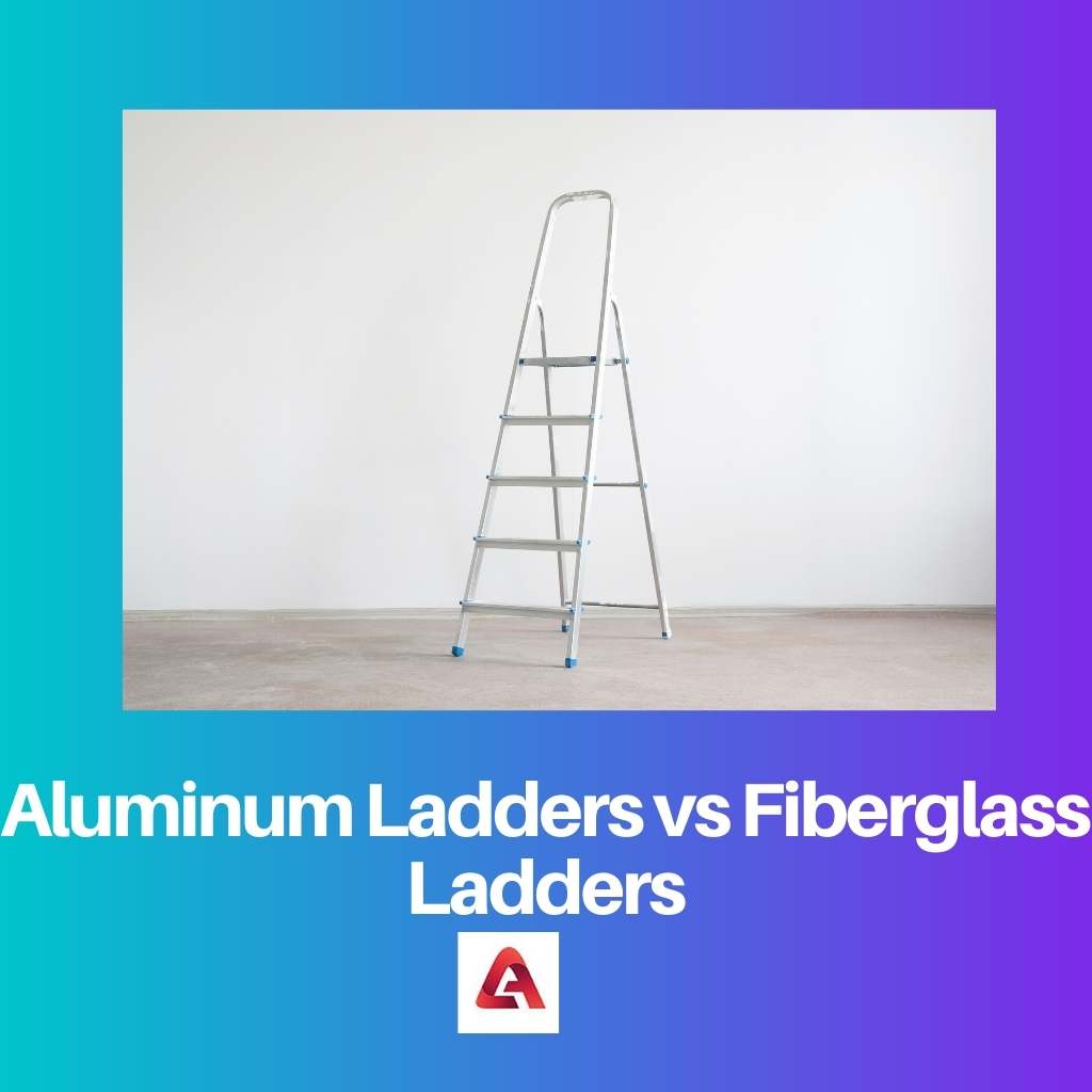 Échelles en aluminium vs échelles en fibre de verre