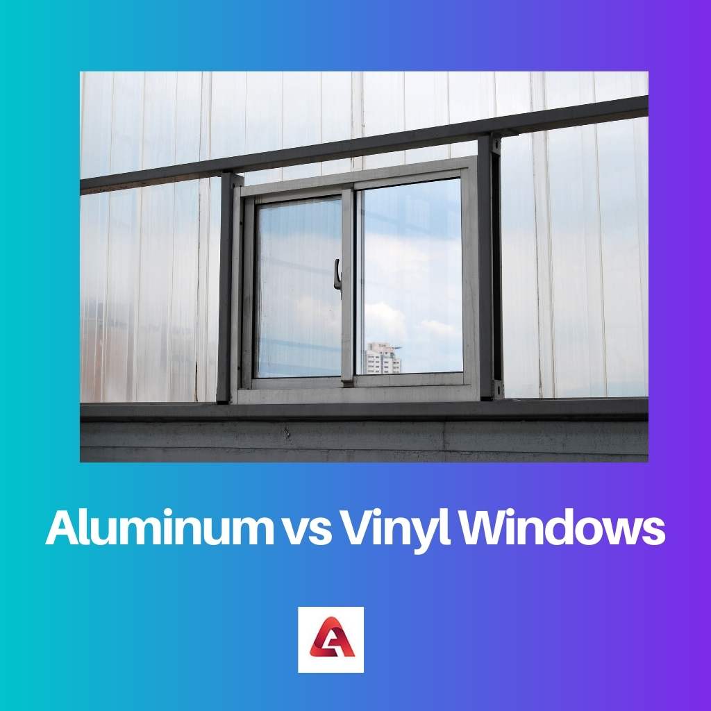 Alumīnija vs vinila logi