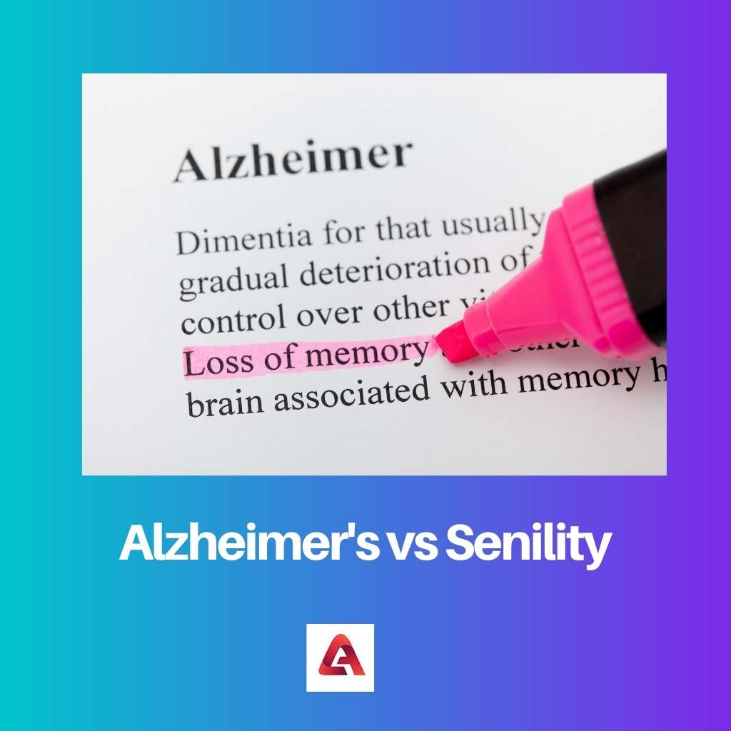 Alzheimer vs. Senilität