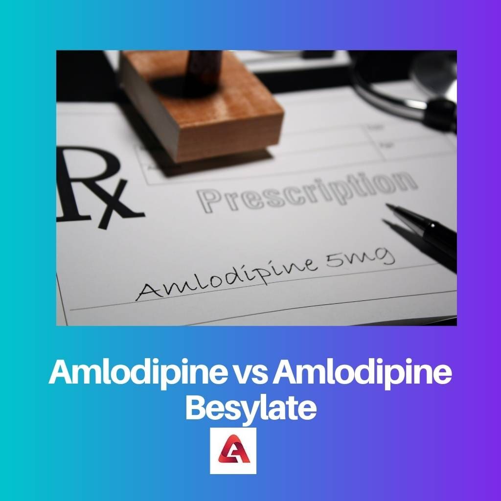 Amlodipine versus amlodipinebesylaat
