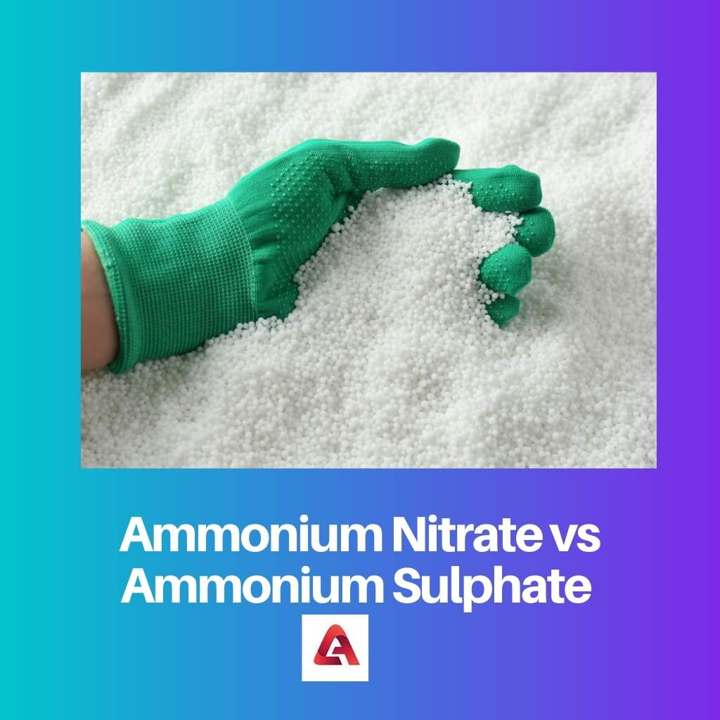 Nitrato de Amonio vs Sulfato de Amonio