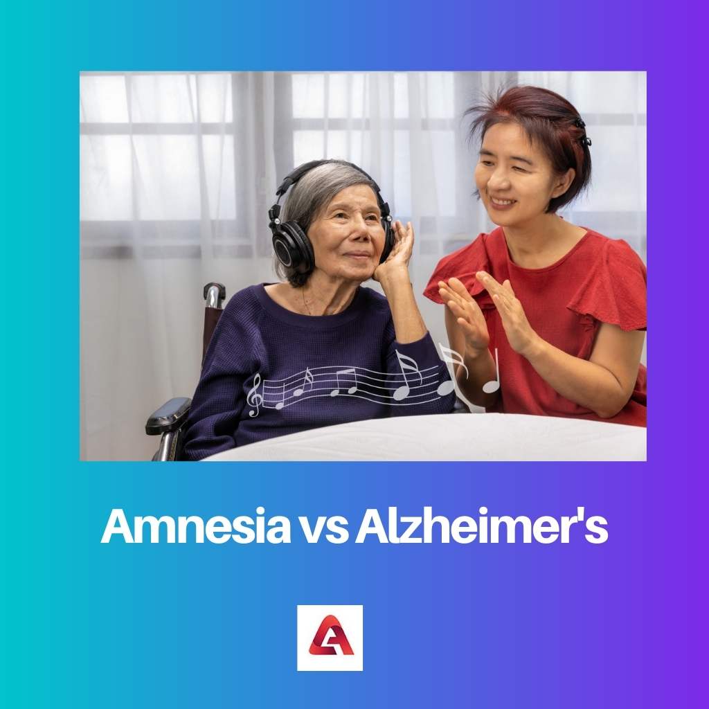 Amnesia vs Alzheimers