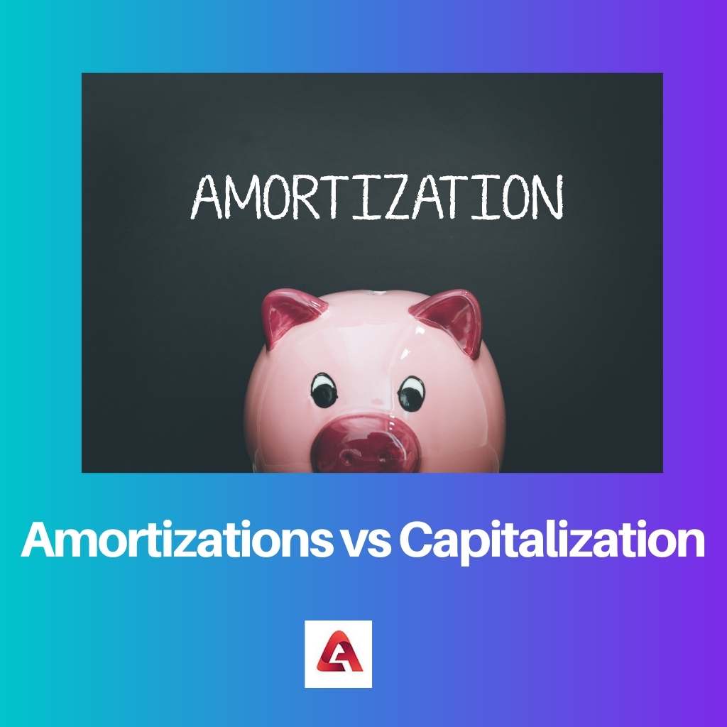 Amortizações vs Capitalização