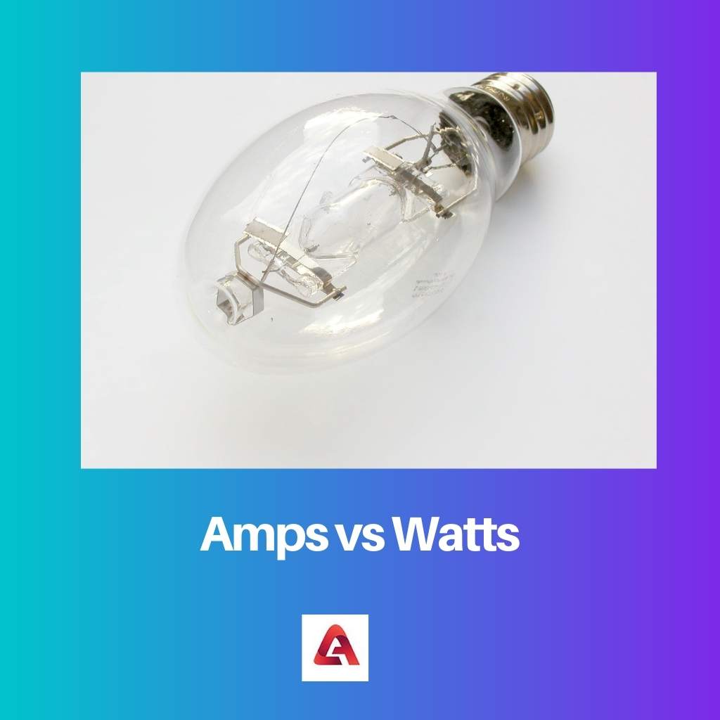 Amps vs Watts