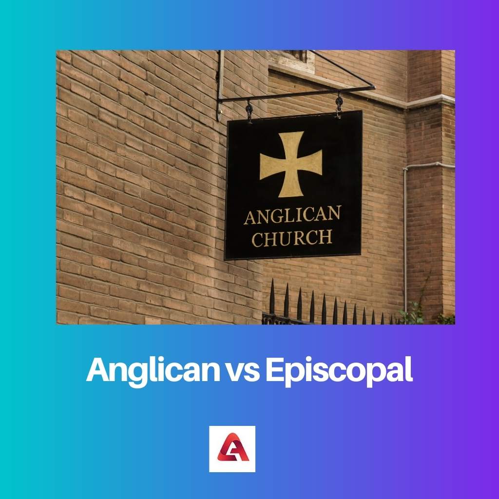Anglikánská vs episkopální