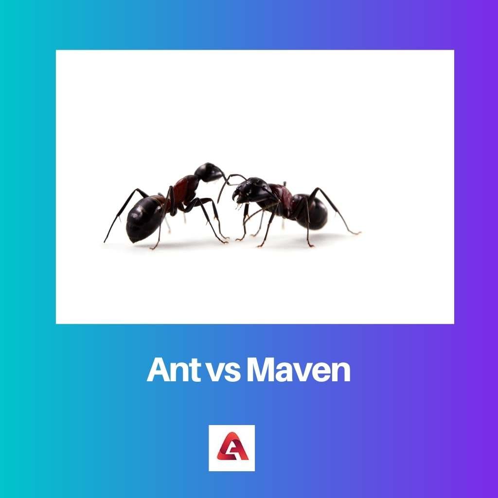 Ant vs Maven