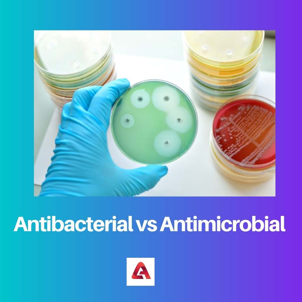 Antibakteriální vs Antimikrobiální