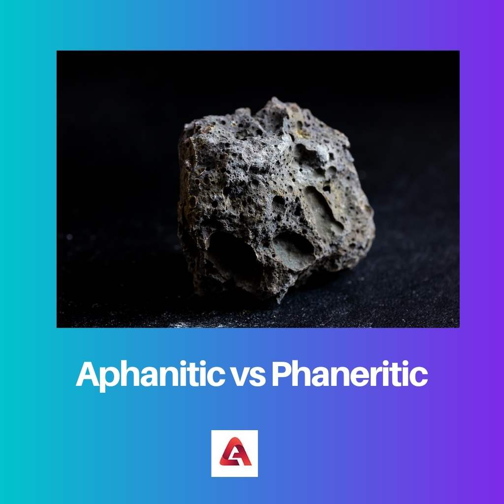 Aphanitique vs Phaneritique