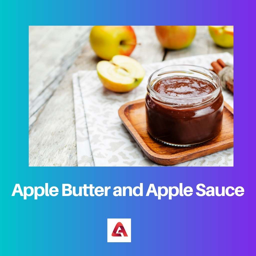 Яблочное масло и яблочный соус