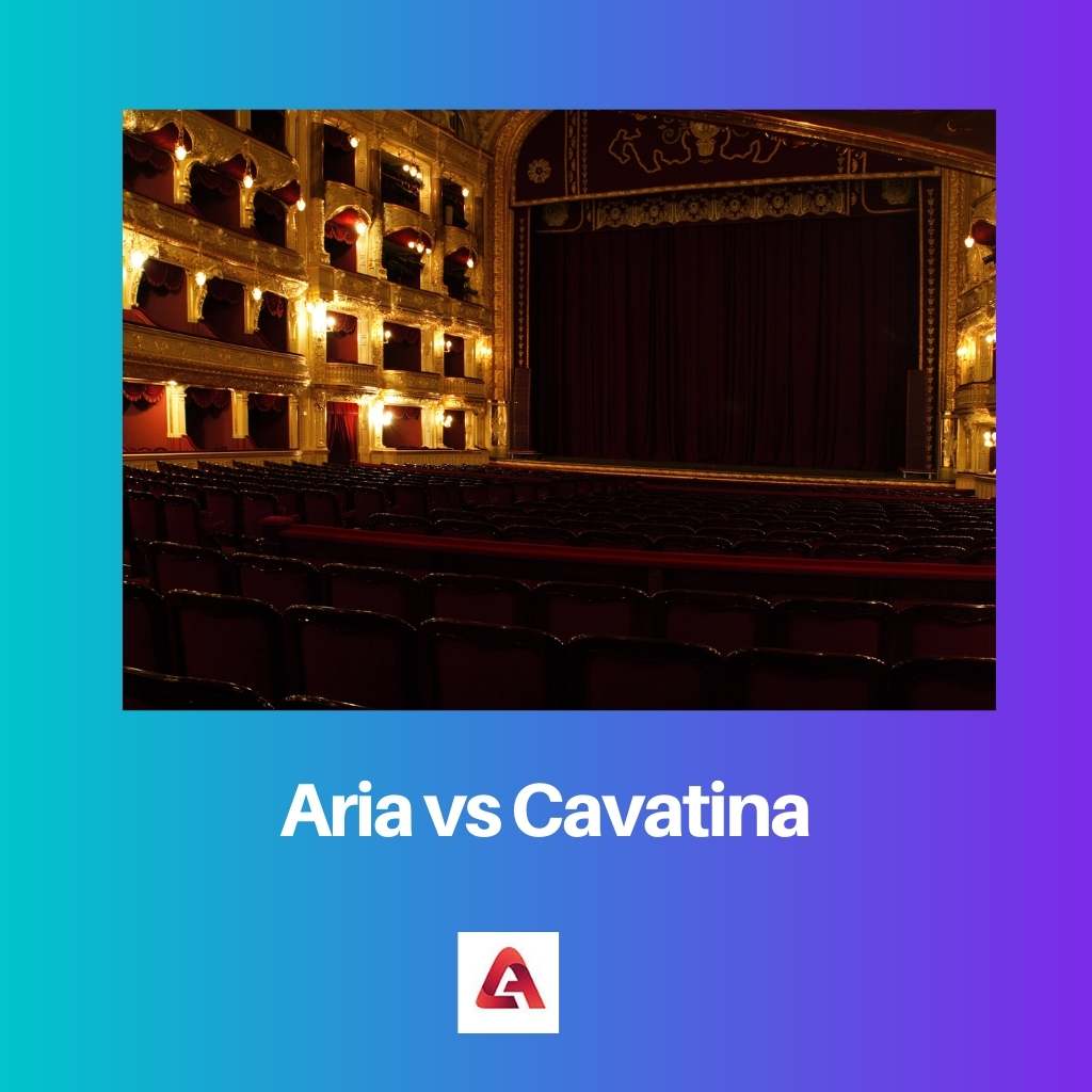 Aria vs Cavatina