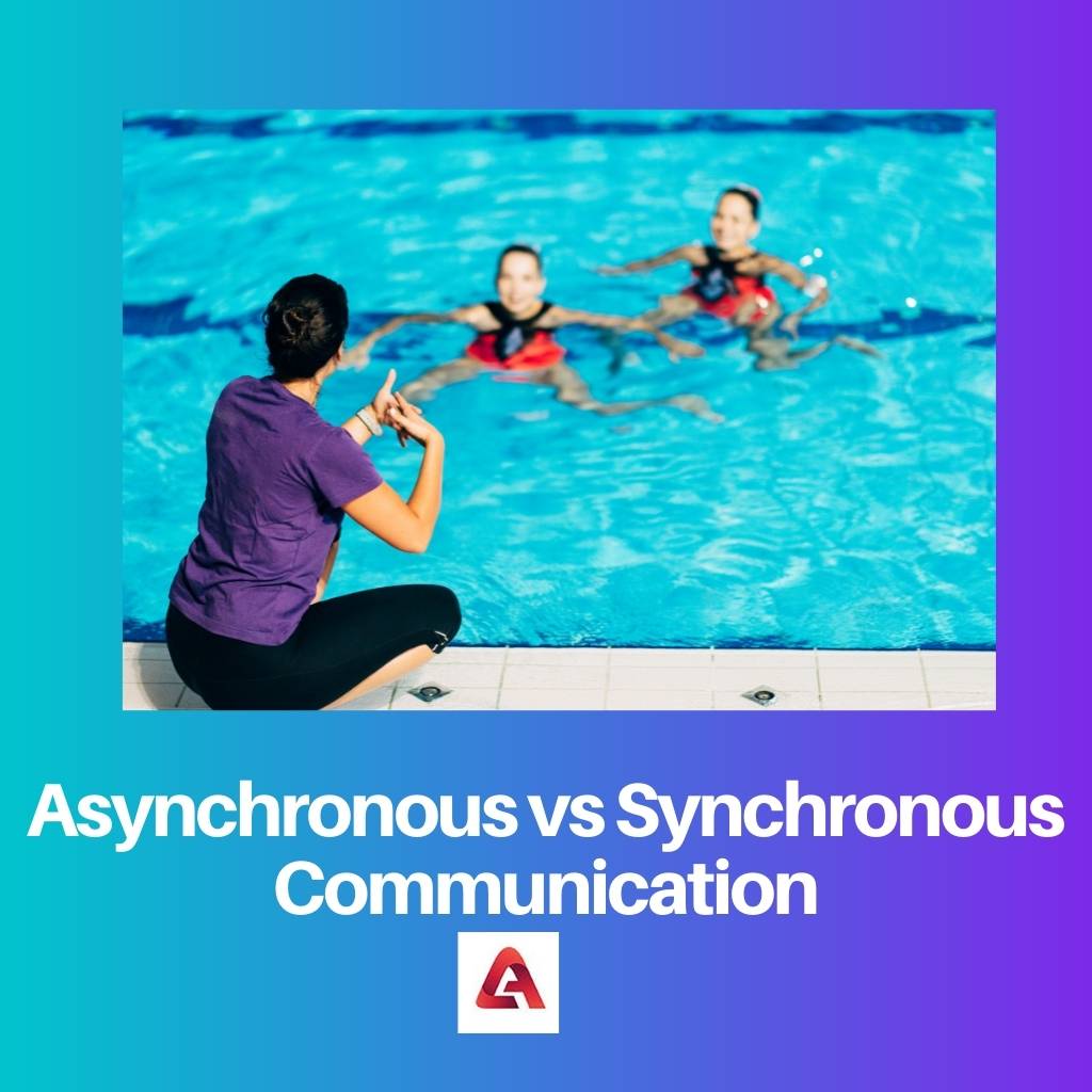 Asynchronous vs Synchronous Communication