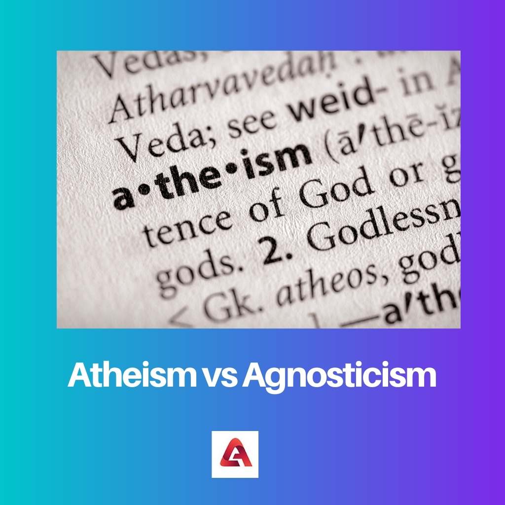 Atheism vs Agnosticism