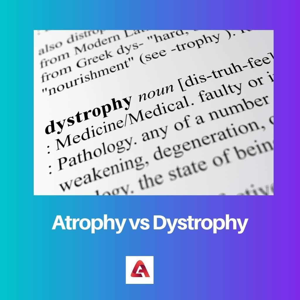 Atrofia vs Distrofia