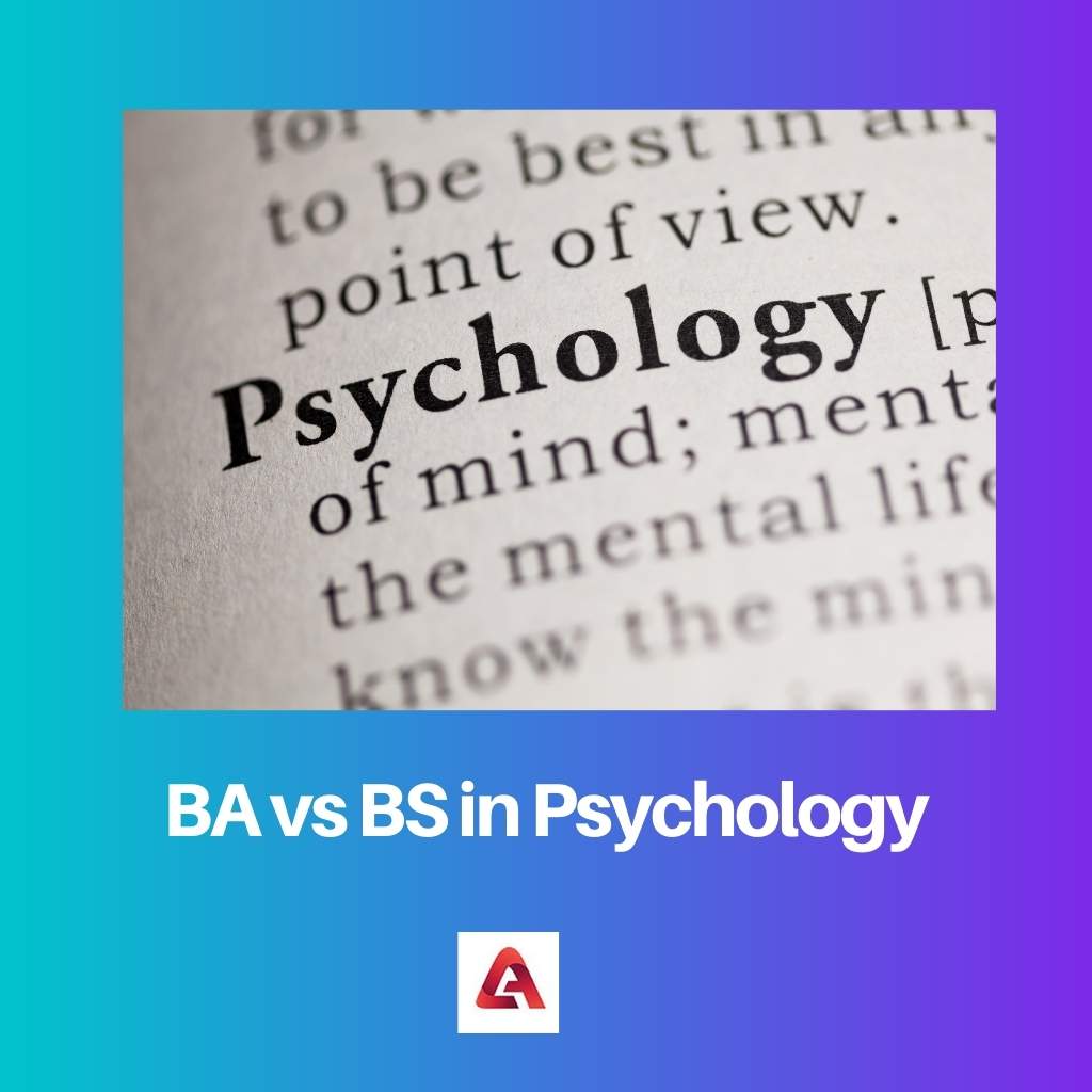 BA vs BS in Psychology