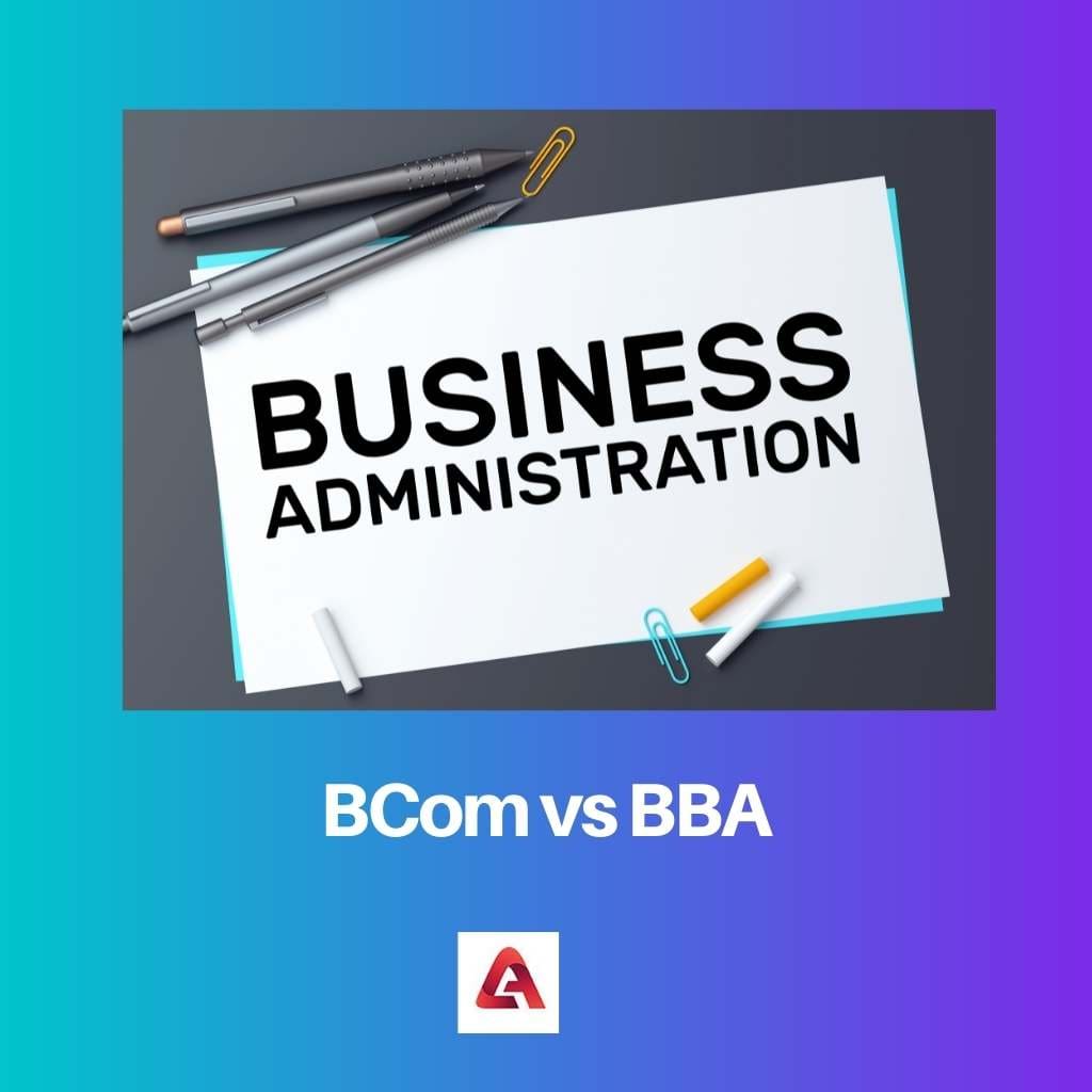 BCom против BBA