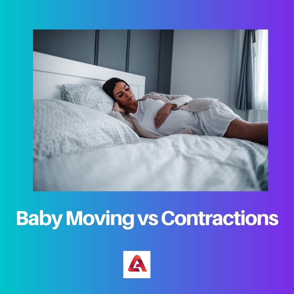 Bebé en movimiento vs contracciones