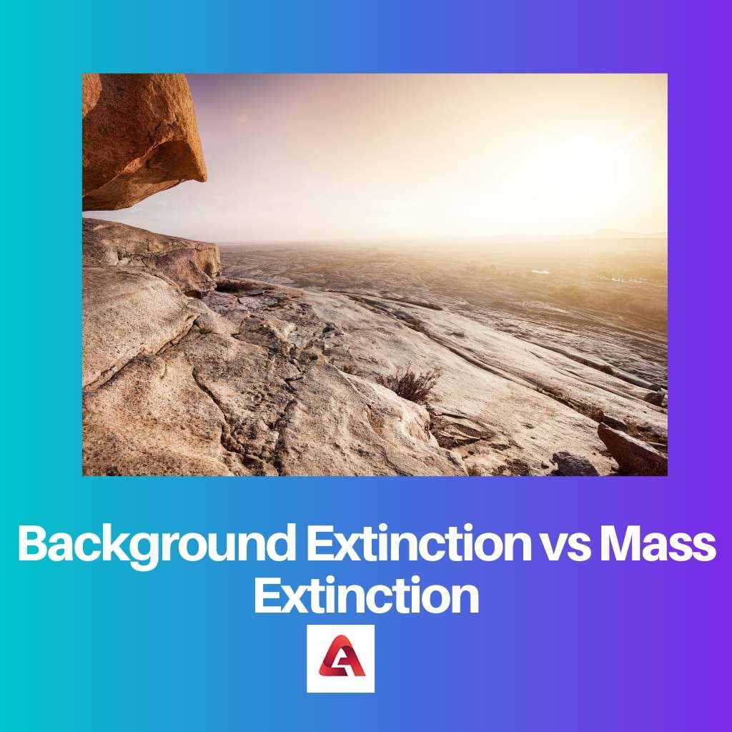 Extinction de fond vs masse