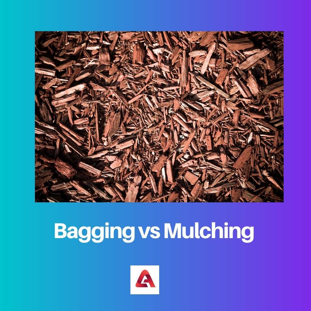 Absacken vs. Mulchen