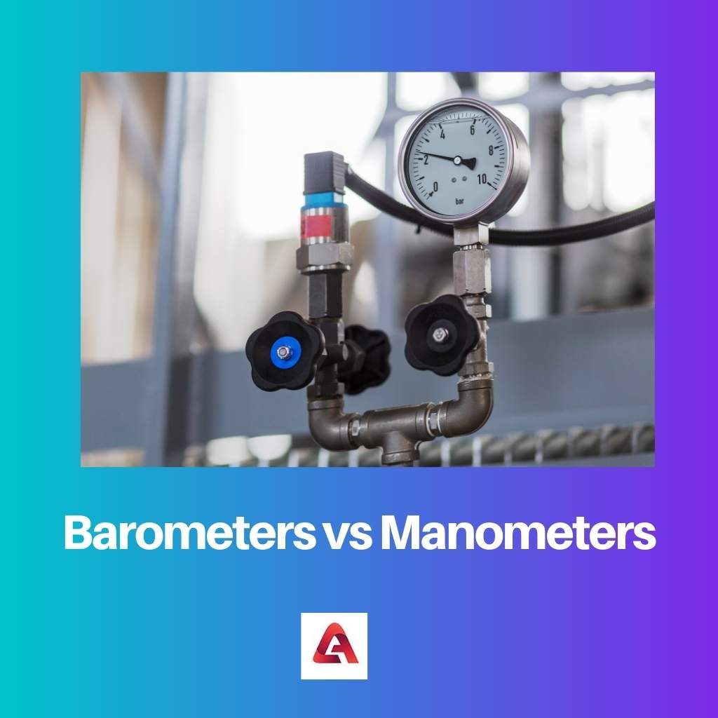 Barómetros vs Manómetros