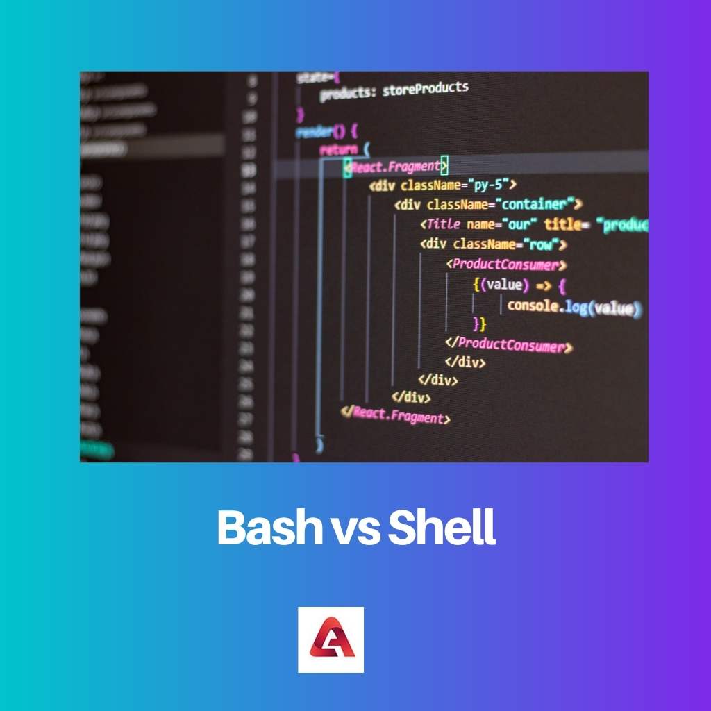 Bash εναντίον Shell