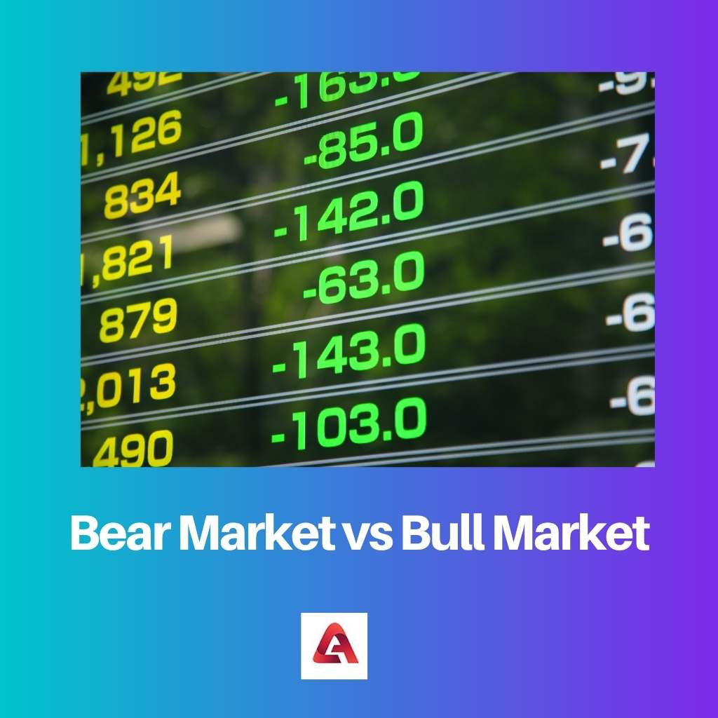Bärenmarkt vs. Bullenmarkt