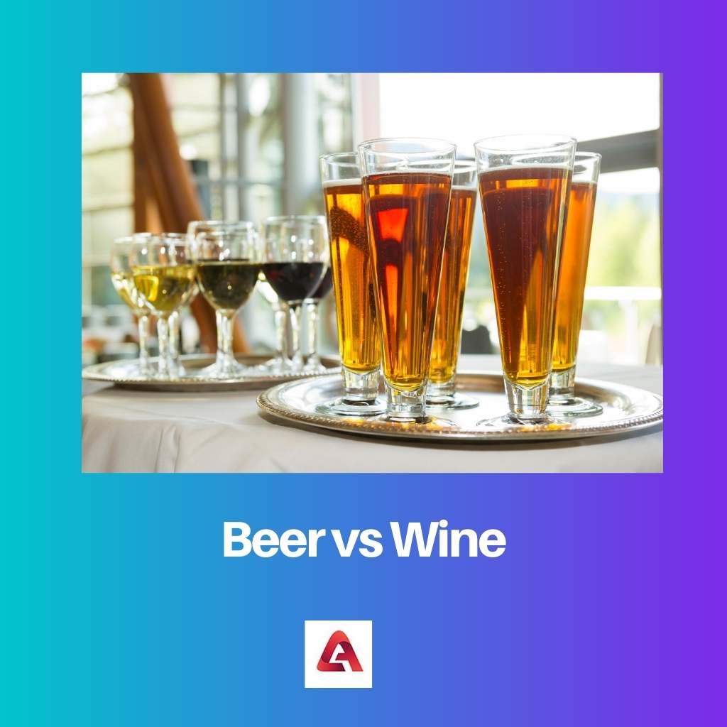 Cerveza vs Vino