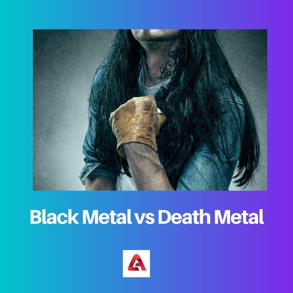 Black metal contro death metal