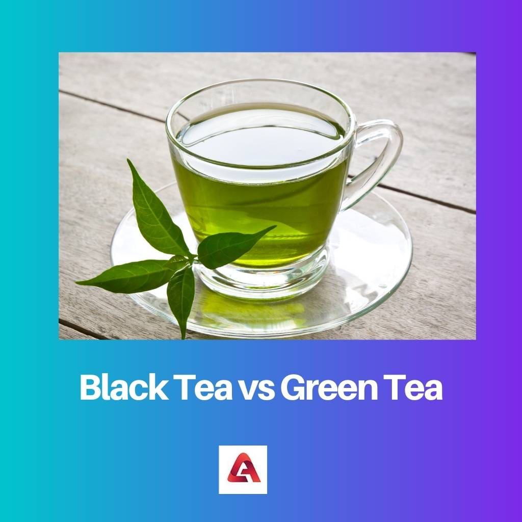 Musta tee vs vihreä tee