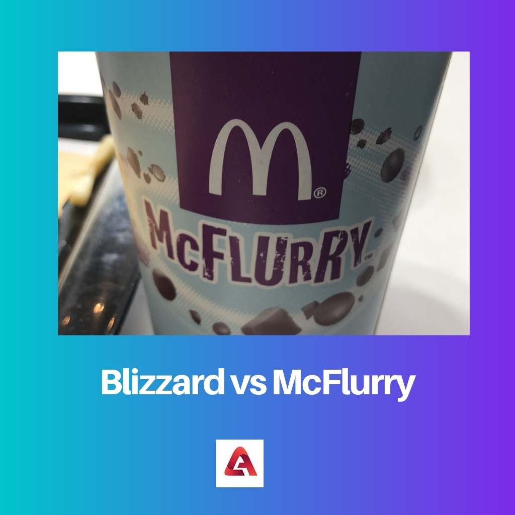 Badai salju vs McFlurry