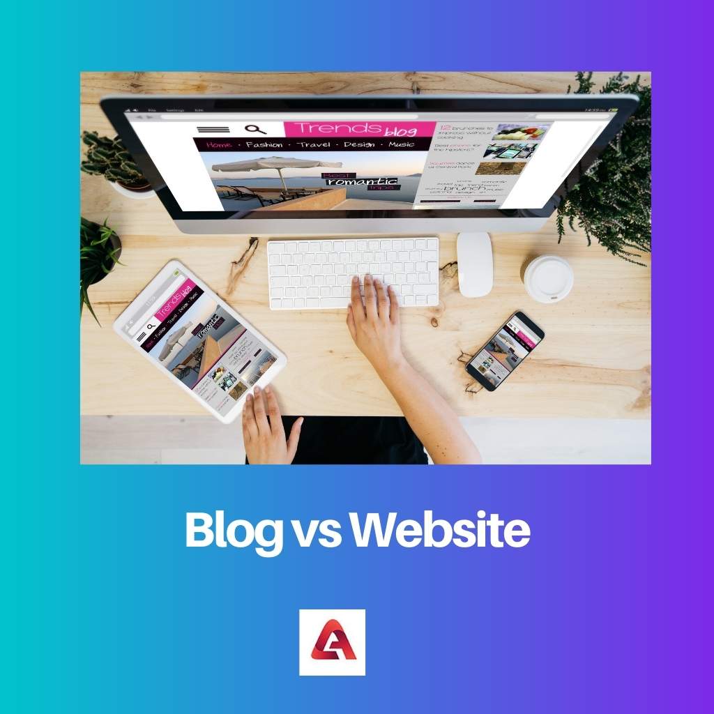 Blog vs. Website