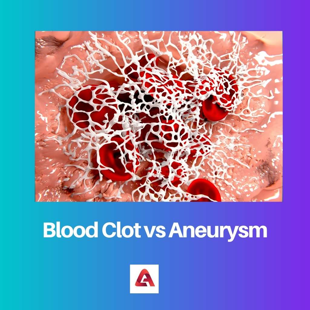 Bloedstolsel versus aneurysma