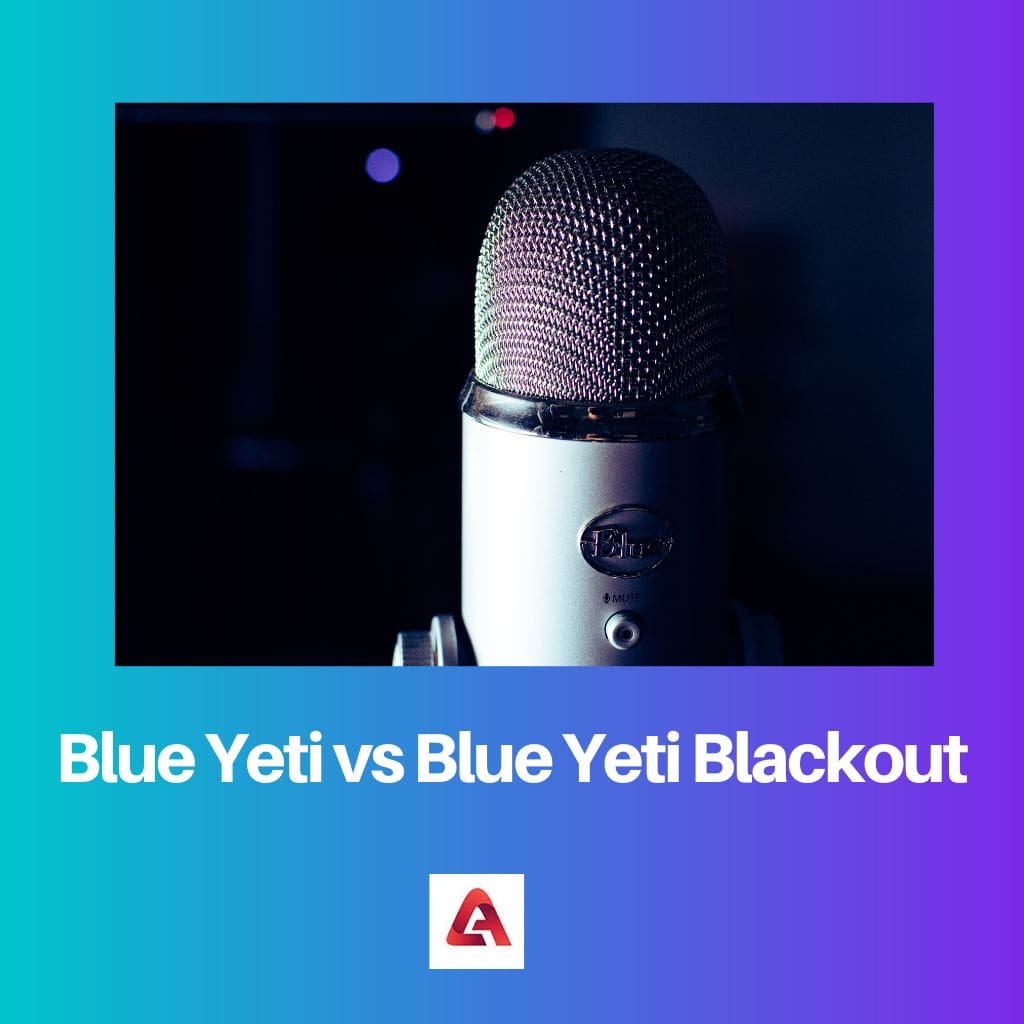 Blue Yeti contre Blue Yeti Blackout