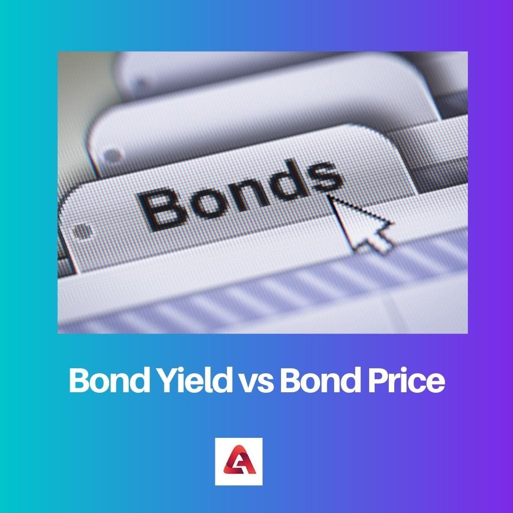 Rendimiento del bono frente al precio del bono