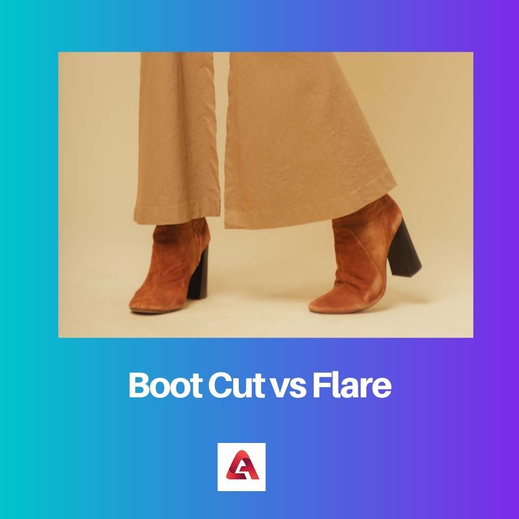 Boot Cut مقابل Flare