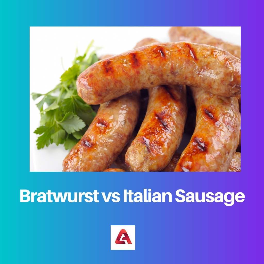 Bratwurst vs italská klobása