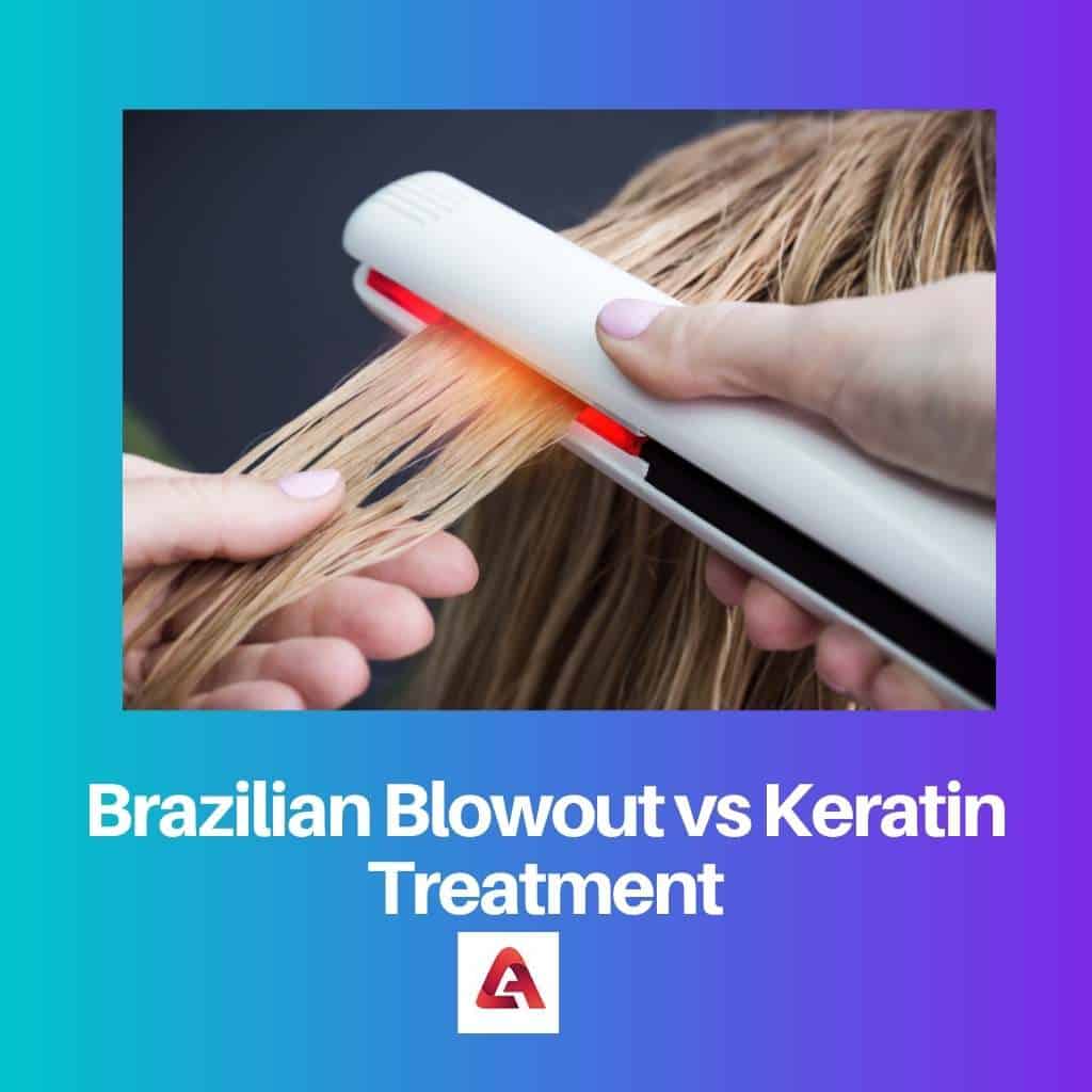 Blowout brésilien vs traitement à la kératine