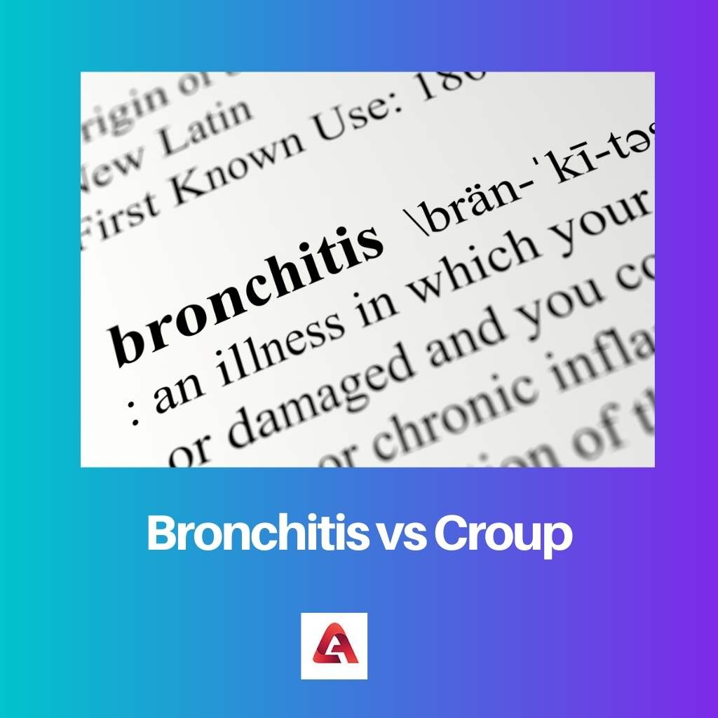 Bronchitis vs. Krupp