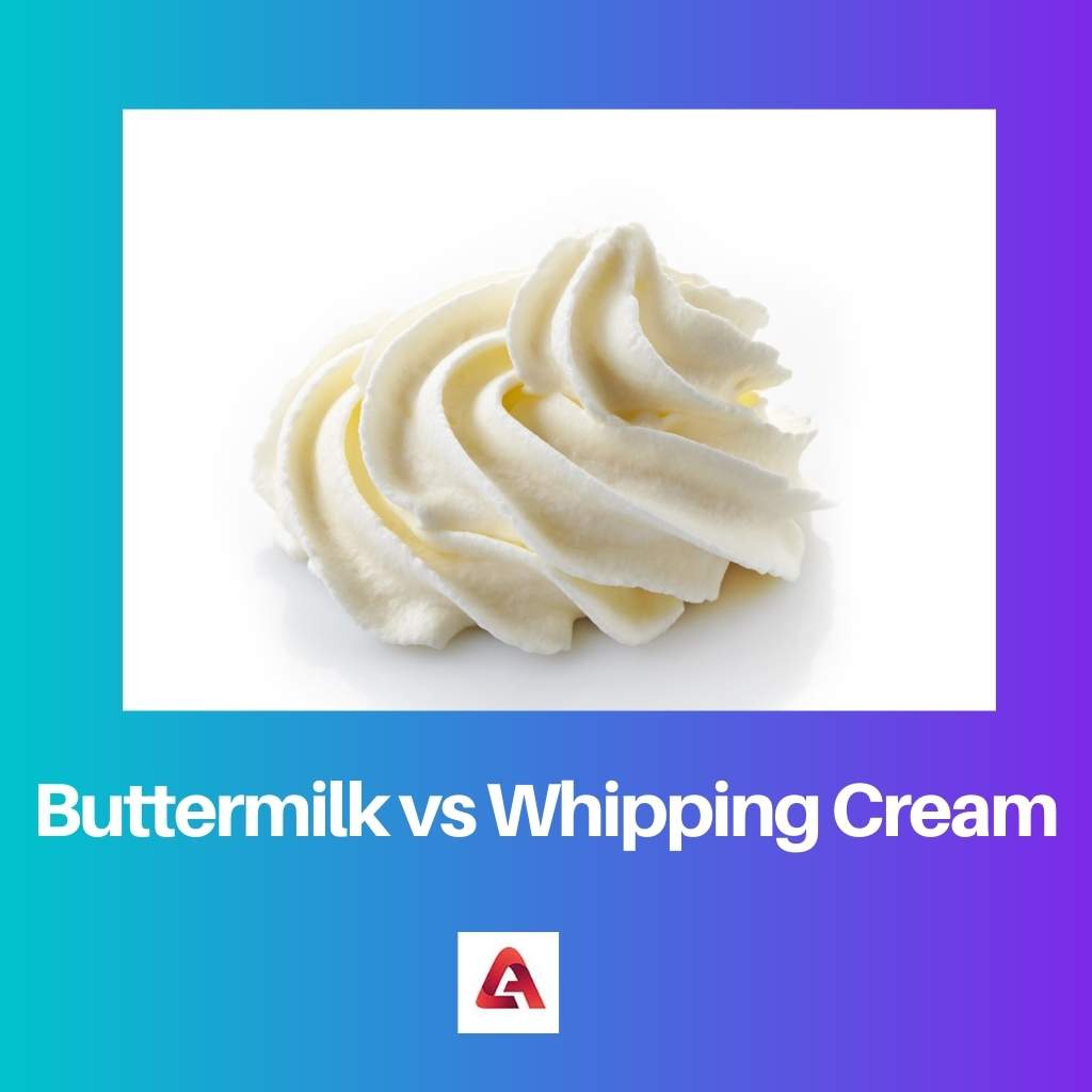 Buttermilk vs Creme de Leite