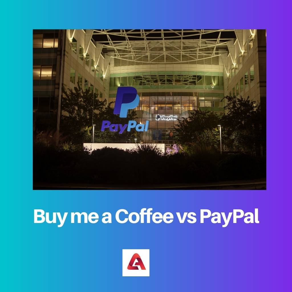 Koop een koffie voor me versus PayPal