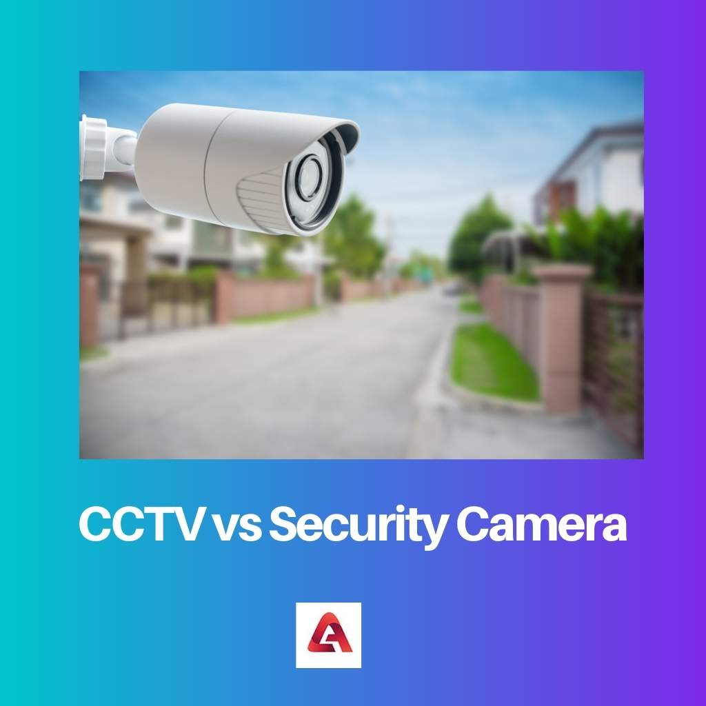 CCTV x câmera de segurança