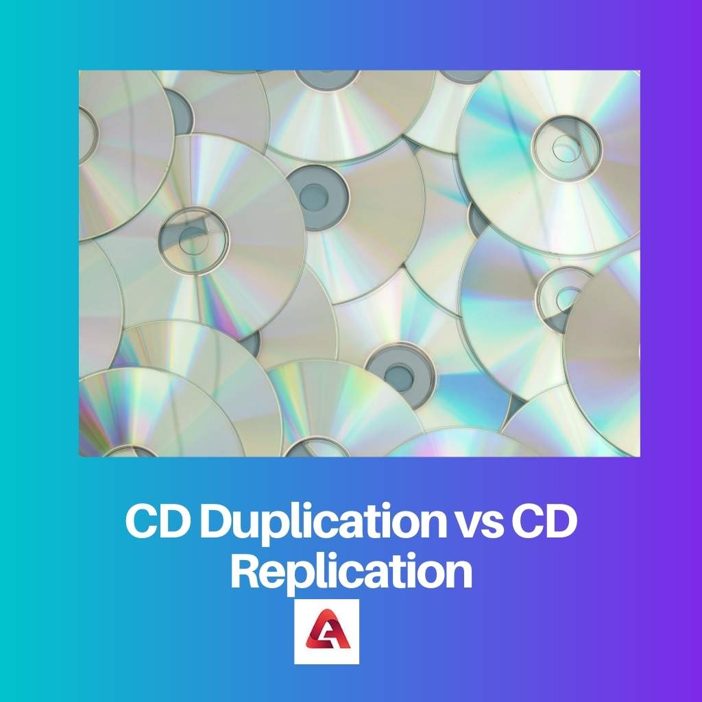 Duplikace CD vs replikace CD