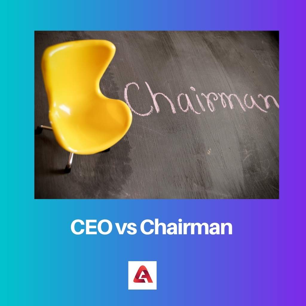 CEO vs 会長