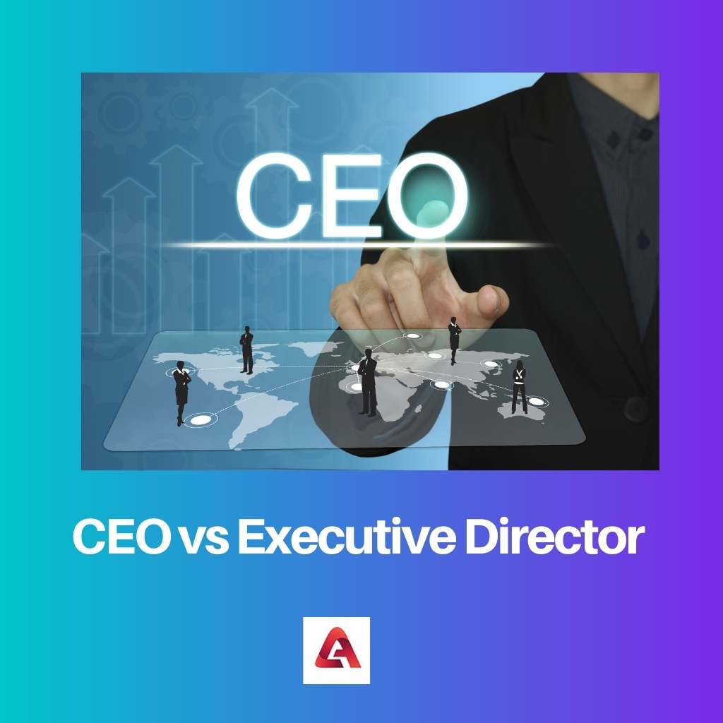 CEO versus výkonný ředitel