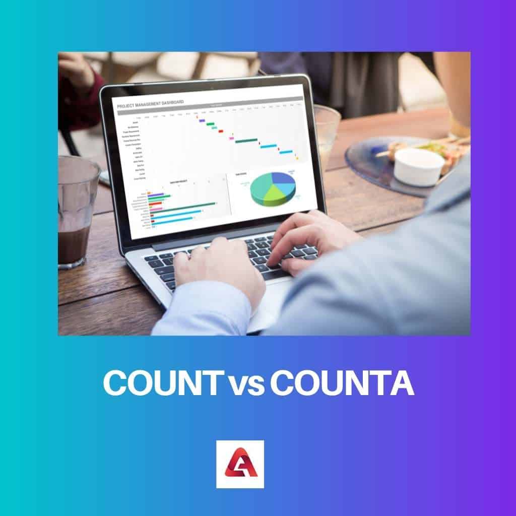 COUNT versus COUNTA