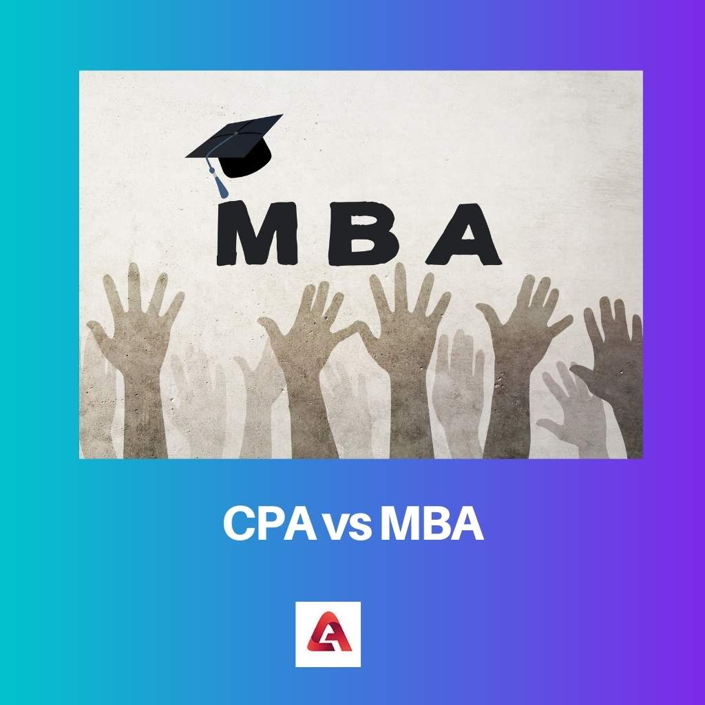 CPA проти MBA