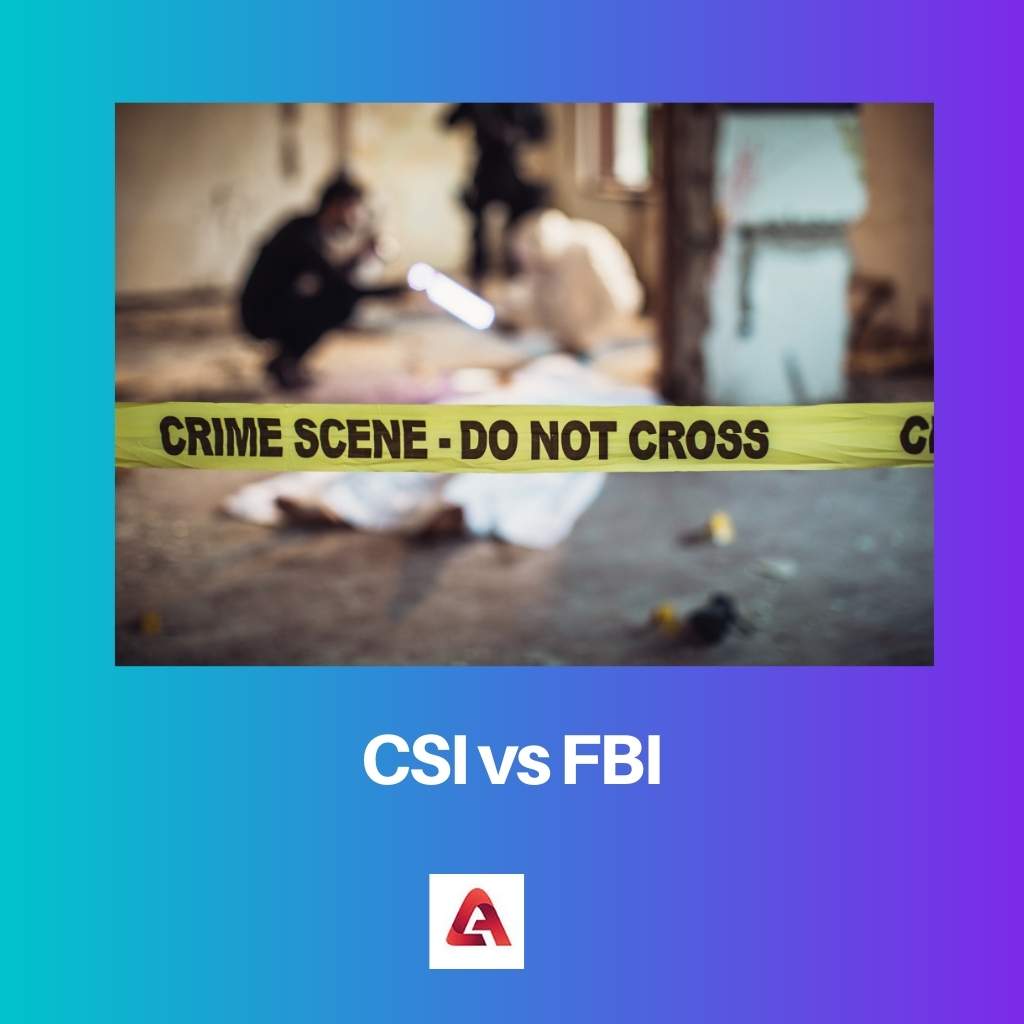 CSI vs FBI